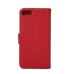 Elegant Litchi Grain Magnetic Stand Flip Leather Case for iPhone 7 - Red