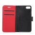 Elegant Litchi Grain Magnetic Stand Flip Leather Case for iPhone 7 - Red