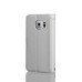 Elegant Magnet Inlaid Stand Flip Crazy Horse Leather Case with Card Slot for Samsung Galaxy S7 Edge G935- White