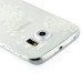 S6 Edge غطاء حماية شفاف برسم قلب بلون أبيض للجالكسي