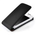 Elegant Vertical Magnetic Flip Leather Case for iPhone 4 iPhone 4S - Black