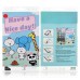 Embossed Front Screen Protector and Back Cover Sticker Protector for iPhone 5 iPhone 5s - Animals