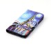 Embossment Style PU Leather Flip Wallet Case for Samsung Galaxy S7 - Oil Painted Eiffel Tower