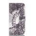 Embossment Style PU Leather Flip Wallet Case for iPhone 6 / 6s - Line drawing Tree