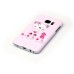 Embossment Style Printed Hard Plastic Back Cover for Samsung Galaxy S6 Edge - Smile Bear