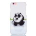 Embossment Style Printed Hard Plastic Back Cover for iPhone 6 / 6s - Cute Panda