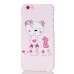 Embossment Style Printed Hard Plastic Back Cover for iPhone 6 / 6s - Smile Bear