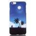 Embossment Style Printed Hard Plastic Back Cover for iPhone 6 / 6s Plus - Blue Sky And Coconut Tree