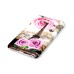 Embossment Style Printed Hard Plastic Back Cover for iPhone 6 / 6s Plus - Roses And Ancient Eiffel Tower