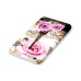 Embossment Style Printed Hard Plastic Back Cover for iPhone 6 / 6s Plus - Roses And Ancient Eiffel Tower