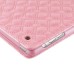 Embroidering Flower Pattern Smart Cover Stand Flip Leather Case with Card Slot for iPad Air ( iPad 5 ) - Pink