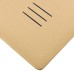 Embroidering Flower Pattern Smart Cover Stand Flip Leather Case with Card Slot for iPad Mini 1/2/3 - Gold