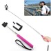 Extendable Stainless Steel Handheld Monopod for Smartphone - Pink