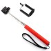 Extendable Stainless Steel Handheld Monopod for Smartphone - Red