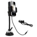 FM Transmitter Car Charger Car Mount Holder with Suction Cup For iPhone MP3 Cell Phone - Black