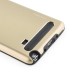 Fashion Aluminum Metal And TPU Anti-Skid Back Cover Case For Samsung Galaxy Note 4 - Gold