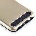 Fashion Aluminum Metal And TPU Anti-Skid Back Cover Case For Samsung Galaxy S6 G920 - Gold