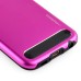 Fashion Aluminum Metal And TPU Anti-Skid Back Cover Case For Samsung Galaxy S6 G920 - Purple