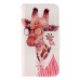 Fashion Colorful Drawing Printed Beautiful Cute Giraffe PU Leather Flip Wallet Stand Case With Card Slots For Samsung Galaxy S6 Edge