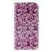 Fashion Colorful Drawing Printed Beautiful Flowers PU Leather Flip Wallet Stand Case With Card Slots For Samsung Galaxy S6 Edge