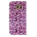 Fashion Colorful Drawing Printed Beautiful Flowers PU Leather Flip Wallet Stand Case With Card Slots For Samsung Galaxy S6 G920