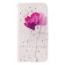 Fashion Colorful Drawing Printed Beautiful Orchid PU Leather Flip Wallet Stand Case With Card Slots For Samsung Galaxy S6 Edge