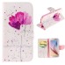 Fashion Colorful Drawing Printed Beautiful Orchid PU Leather Flip Wallet Stand Case With Card Slots For Samsung Galaxy S6 G920