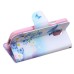 Fashion Colorful Drawing Printed Blue Butterfly Flower PU Leather Flip Wallet Stand Case With Card Slots For Samsung Galaxy S5 G900