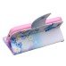 Fashion Colorful Drawing Printed Blue Butterfly Flower PU Leather Flip Wallet Stand Case With Card Slots For iPhone 5c