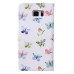Fashion Colorful Drawing Printed Butterflies PU Leather Flip Wallet Stand Case With Card Slots For Samsung Galaxy Note 5