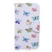 Fashion Colorful Drawing Printed Butterflies PU Leather Flip Wallet Stand Case With Card Slots For Samsung Galaxy S5 G900