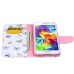 Fashion Colorful Drawing Printed Butterflies PU Leather Flip Wallet Stand Case With Card Slots For Samsung Galaxy S5 G900