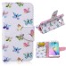 Fashion Colorful Drawing Printed Butterflies PU Leather Flip Wallet Stand Case With Card Slots For Samsung Galaxy S6 Edge