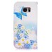 Fashion Colorful Drawing Printed Butterfly In The Blossom PU Leather Flip Wallet Stand Case With Card Slots for Samsung Galaxy S7 Edge G935