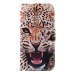 Fashion Colorful Drawing Printed Cool Leopard PU Leather Flip Wallet Stand Case With Card Slots For Samsung Galaxy S6 Edge