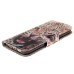 Fashion Colorful Drawing Printed Cool Leopard PU Leather Flip Wallet Stand Case With Card Slots For Samsung Galaxy S6 Edge