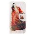 Fashion Colorful Drawing Printed Cool Wolf Howl PU Leather Flip Wallet Stand Case With Card Slots For Samsung Galaxy S6 Edge