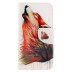 Fashion Colorful Drawing Printed Cool Wolf Howl PU Leather Flip Wallet Stand Case With Card Slots For Samsung Galaxy S6 G920