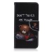 Fashion Colorful Drawing Printed Cute Bear Do Not Touch My Phone PU Leather Flip Wallet Stand Case With Card Slots For Samsung Note 5