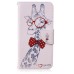 Fashion Colorful Drawing Printed Elegant Giraffe PU Leather Flip Wallet Stand Case With Card Slots For Samsung Galaxy Note 5