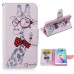 Fashion Colorful Drawing Printed Elegant Giraffe PU Leather Flip Wallet Stand Case With Card Slots For Samsung Galaxy S6 Edge