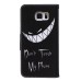 Fashion Colorful Drawing Printed Evil Smile Do Not Touch My Phone PU Leather Flip Wallet Stand Case With Card Slots For Samsung Galaxy Note 5
