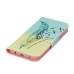 Fashion Colorful Drawing Printed Feather With Bat PU Leather Flip Wallet Stand Case With Card Slots for Samsung Galaxy S7 Edge G935