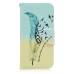 Fashion Colorful Drawing Printed Feather With Bat PU Leather Flip Wallet Stand Case With Card Slots for Samsung Galaxy S7 Edge G935