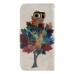 Fashion Colorful Drawing Printed Old Times Tree PU Leather Flip Wallet Stand Case With Card Slots For Samsung Galaxy S6 Edge