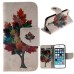 Fashion Colorful Drawing Printed Old Times Tree PU Leather Flip Wallet Stand Case With Card Slots For iPhone 5 / 5s