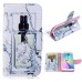 Fashion Colorful Drawing Printed Perfume PU Leather Flip Wallet Stand Case With Card Slots For Samsung Galaxy S6 Edge