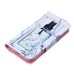 Fashion Colorful Drawing Printed Perfume PU Leather Flip Wallet Stand Case With Card Slots For iPhone 5c