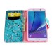 Fashion Colorful Drawing Printed Plum Blossom Tree PU Leather Flip Wallet Stand Case With Card Slots For Samsung Galaxy Note 5