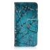 Fashion Colorful Drawing Printed Plum Blossom Tree PU Leather Flip Wallet Stand Case With Card Slots For iPhone 5c